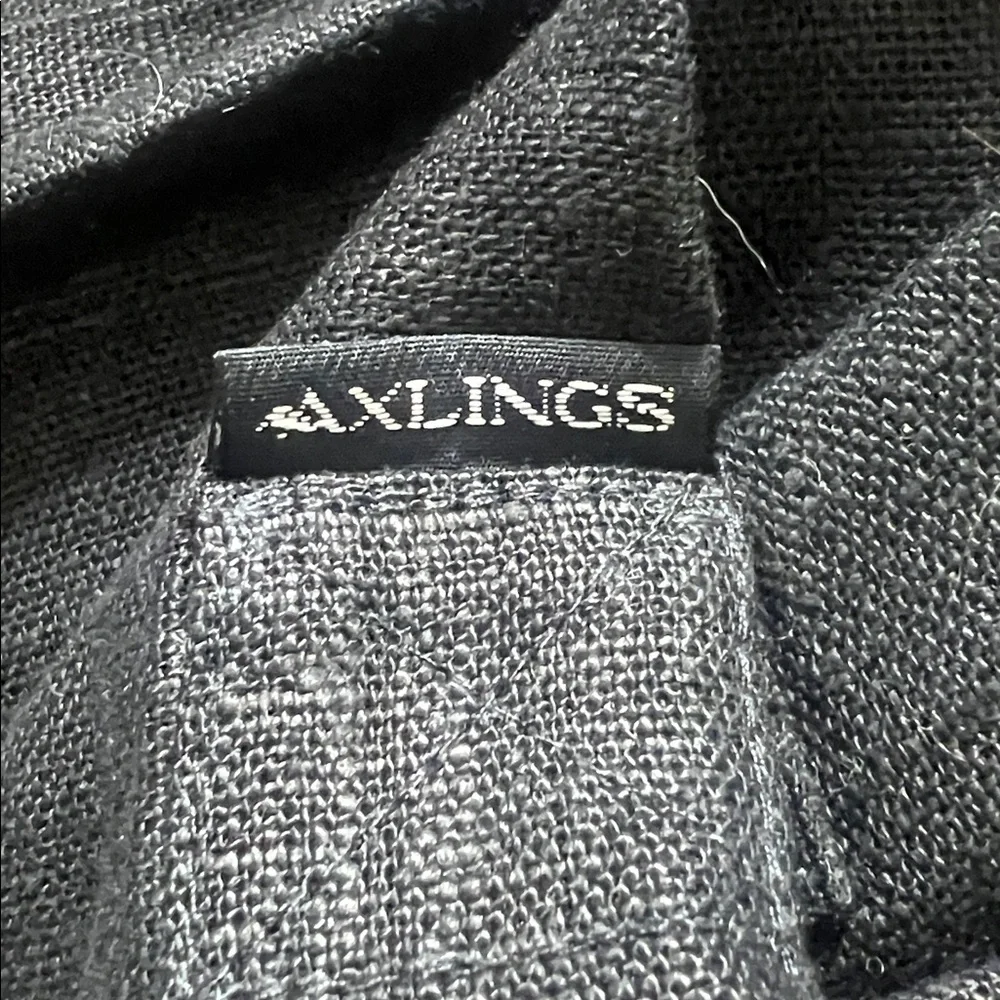 ELEISH VAN BREEMS HOME AXLINGS LINEN BLACK PILLOW SHAM‎